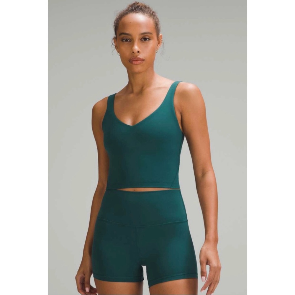 Lululemon Align Storm Teal V‑Neck Tank